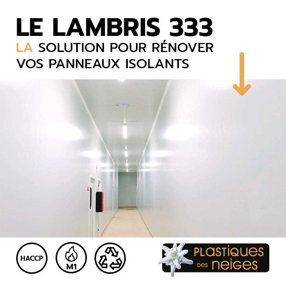 lambris 333 pour rénovation de panneaux isolants
